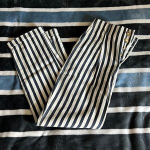 Relaxed Stripped Pants